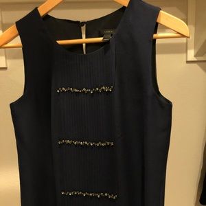 Jcrew Silk top with rhinestone details